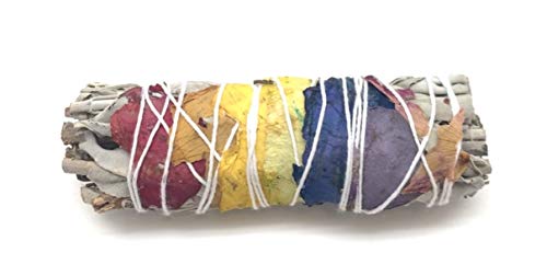 Smudge Kit Spiritual Set - White Sage, Cedar, 7 Chakra Sage, Yerba Santa, Palo Santo, Sandalwood T-Lite Candle - for… - Image 7