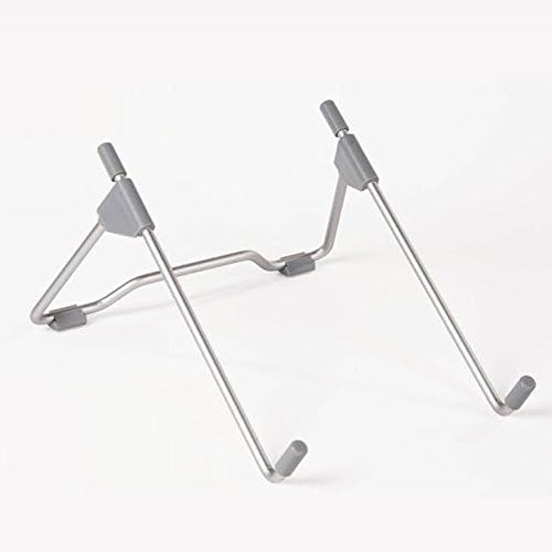 Uniwish Laptop Stand Portable Adjustable Aluminum Desktop Tray Ergonomic Riser Holder for Apple Macbook and any Notebook between 10'' to 17.3'' (Silver)