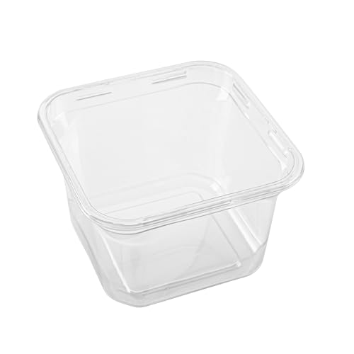 Restaurantware Deli Container 50 Pack of 16 oz Square Disposable Plastic Food C…