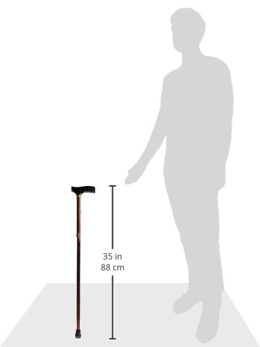 Duro-Med Designer Folding Walking Cane, Adjustable Walking Cane, Copper Swirl - Thumbnail 5