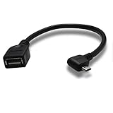Fosmon Micro USB to USB 2.0 OTG Cable (On The Go) Adapter for Samsung Galaxy S7 / S7 Edge, S6 / S6 Edge, S5 / S4, Note 5 / 4 Android or Windows Smart Phones with OTG Function