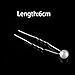 20PCS Fashion Bridal Wedding Prom White Pearl Silver Hair Pins Clips Barrette Hairpins Hair Style Accessories