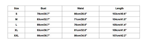 image for Toimothcn Women Vintage Princess Lace Sleeve Bridesmaid Dress Deep V-N