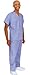 Cherokee Uniforms Authentic Workwear Unisex Scrub Set (Navy, M)