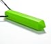 Quell-O Gravity Stone Chewable Sensory Teether Necklace for Soft, Mild Chewers - Tough, Green