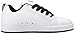 DC Men's Court Graffik SE Skate Shoe,White/Charcoal,9 D US
