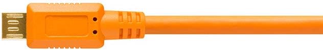 Tether Tools 529147 TetherPro USB 2.0 A Male to Micro B 5-pin orange,olive,15 feet - Image 4