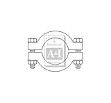 Muffler Clamp Kit Ford 2N 9N 8N 2-N 8-N 9-N Tractor