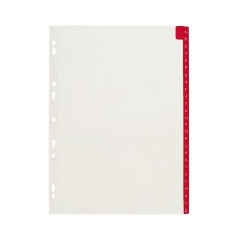 Elba Divider A4 A-Z 26 Positions Red