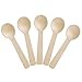 250 PCS Disposable Wood Spoon Mini Tasting Spoons, 4 Inches