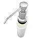 Ultimate Kitchen™ – Built-in FOAMING Soap Dispenser for Kitchen and Bathroom Countertop | Stainless Steel Foam Soap Pump with 17oz Under Counter Bottle | Installs Quickly | Satin Finish