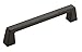Amerock | Cabinet Pull | Black Bronze | 5-1/16 inch (128 mm) Center to Center | Blackrock | 1 Pack | Drawer Pull | Drawer Handle | Cabinet Hardware