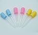 Coolrunner 5ML Clear Silicone Plastic Droppers Pipettes for Candy Molds, Gummy Mold and Crafts 6pcs