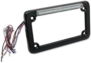 Signal Dynamics LED License Plate Frame with Turn Signals - Black with Turn Signals/Clear Lens 02603