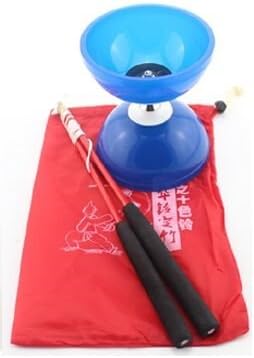 Dawson-127mm148mm 265g Chinese YOYO, Colorful 3 Triple Bearing Diabolo, Professional Stage Performances