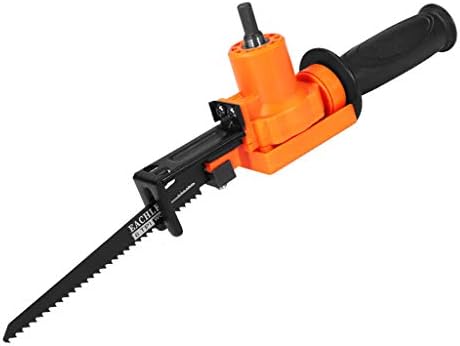TLT Retail Reciprocating Saw Adapter Set Change Electric Drill Into Reciprocating Saw Jig Saw Metal File Cutter Drill Attachment for Wood Metal Cutting