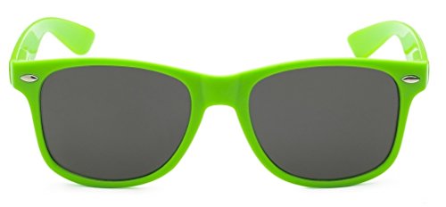Sunglasses Classic 80's Vintage Style Design (Green)