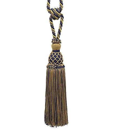Decorative 5 Inch Key Tassel In Ivory - Handcrafted Rayon Yarn Tassel For Upholstery & Crafts - View #11