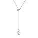YFN 925 Sterling Silver Infinity Good Luck Holy Hamsa Fatima Hand Pendant Necklace (Eye Hamsa Hand)