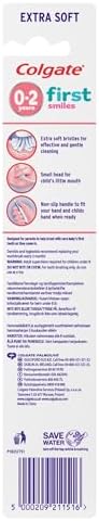 Colgate Kids Toothbrush 0-2 Years Extra Soft Bristles Small Head Non-Slip Handle view 2
