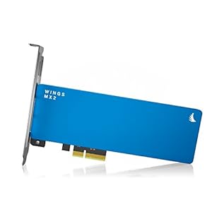 Angelbird Wings MX2 512GB SSD PCIe Gen2 x2 Adapter [Vervaardigd in Oostenrijk | 3 jaar garantie | tot 800MB/s | AHCI 1.3…