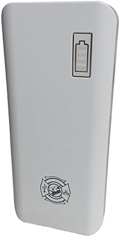 RescueTec Rechargeable USB Portable 13000mAh Battery Charger Backup Power Bank LP10000 External Battery Pack Cell Phone Charger W Micro USB Cord White