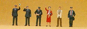 Preiser 79061 DB Train Personnel (6) Figure Set