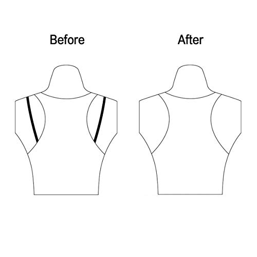 Racerback Bra Strap Clip Women 8 Pack Non Slip Conceal Bra Back