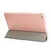 BESDATA Ultra Thin Magnetic Smart Cover (Wake/Sleep Function) & Clear Back Case for iPad Mini 2 / Mini 3 (with Retina Display) + Screen Protector + Cleaning Cloth + Stylus (Rose Gold)