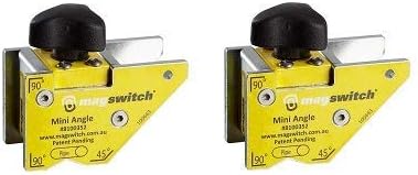 Magswitch MINI ANGLE Mini Angle, Yellow/Silver/Black (2-(Pack))