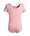 DANSHOW Girls Short Sleeve Leotard with Skirt Kids Dance Ballet Tutu Dresses(3027-S-08)
