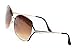 Goson Women's Gradient Oversize 65 mm Sunglasses