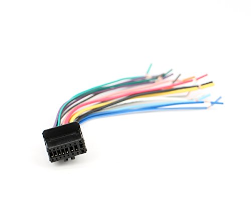 Pioneer Radio Cable Wire Harness Plug 16 Pin CDE6468 ... pioneer deh p500ub wiring diagram 