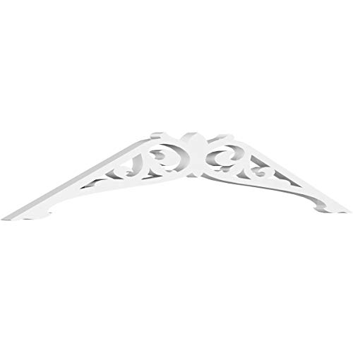 Ekena Millwork GPP036X008X100CRL Carrillo Architectural Grade PVC Gable Pedimen…