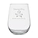 Yoga Namaste - Namas'tay Home and Drink - 17 oz Stemless Wine Glass - Birthday Gift - Yogi - Yoga Mat - Fitness - Gym Buddy - Work Out - Yoga Pants - Zen- Pilates - Yoga Teacher - Instructor