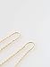 Minimal White Simulated Howlite Stone Threader Earrings