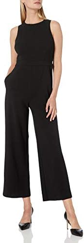 レディース ノースリーブ 蝶ネクタイ ジャンプスーツ