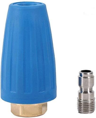 3000 PSI Rotating Spray Turbo Nozzle For High Pressure Washer Cleaner Gun Accessory 1/4" Quick Connect (Size : 2.5)