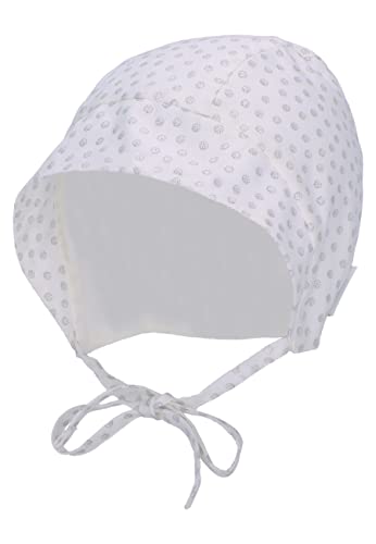 Sterntaler Points de Foyer Bonnet, Blanc, 41 Mixte Enfant