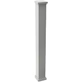 40&Prime; Trex Select All-in-One Post Kit White