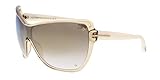 Tom Ford Ekaterina Sunglasses FT0363 41G, Champagne Crystal Frame, Brown Lens, 137