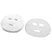 uxcell 5 Packs White Cosmetic Enlarged Cotton Facial Mask Sheet for Ladies
