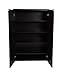 Boraam 58010 Techny Collection Rafael Hollow Core Cabinet, Espresso