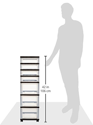 6 IRIS+7+Drawer+Rolling+Storage+Organizer