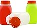 8-Ounce Plastic Milk Bottles (15-Pack); HDPE Bottles Great for Milk, Juice, Smoothies, Lunch Box & More, BPA-Free, Dishwasher-Safe, BPA-free