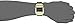 GUESS Comfortable Black + Gold-Tone Stain Resistant Silicone Digital Watch with Day, Date, 24 Hour Military/Int'l Time, Dual Time Zone + Alarm. Color: Black (Model: U0595G3)