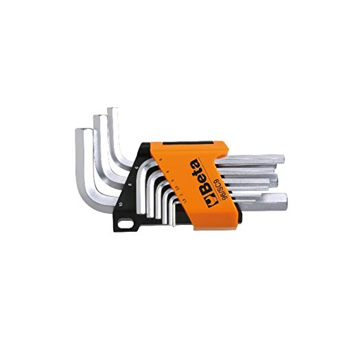 Beta 96C-AS/SC9 Chrome Plated Bent Hex Key Set