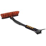 Snow Moover Small Car Brush and Ice Scraper with Foam Grip | Auto Snow Removal | Small Car Windshield | Lightweight Tough Durable