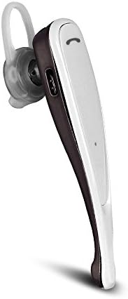 WISZEN Universal Wireless Bluetooth Earphone Headset with Microphone and Noise Reduction - White