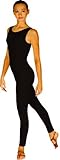 Eurotard Adult Tank Unitard, Black, Small
